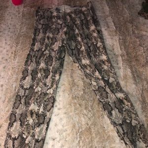 Old Navy Leggings Snakeskin Animal Print
